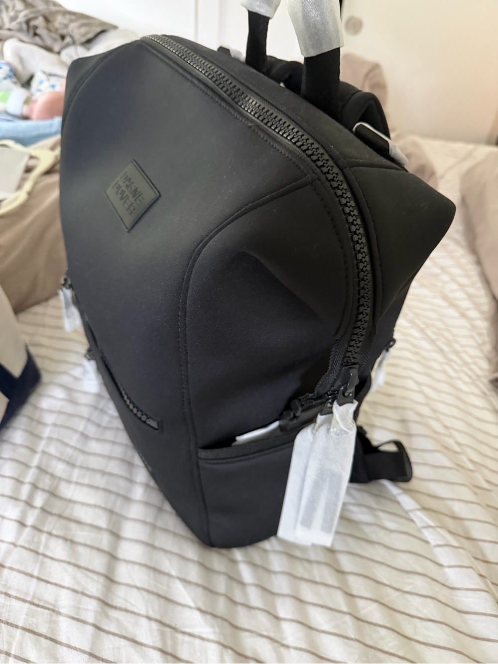 NWT Dagne Dover Indi Diaper Backpack Large - Black